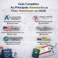 Imagem principal do artigo Guia Completo: As Principais Assessorias de Visto Americano em 2026